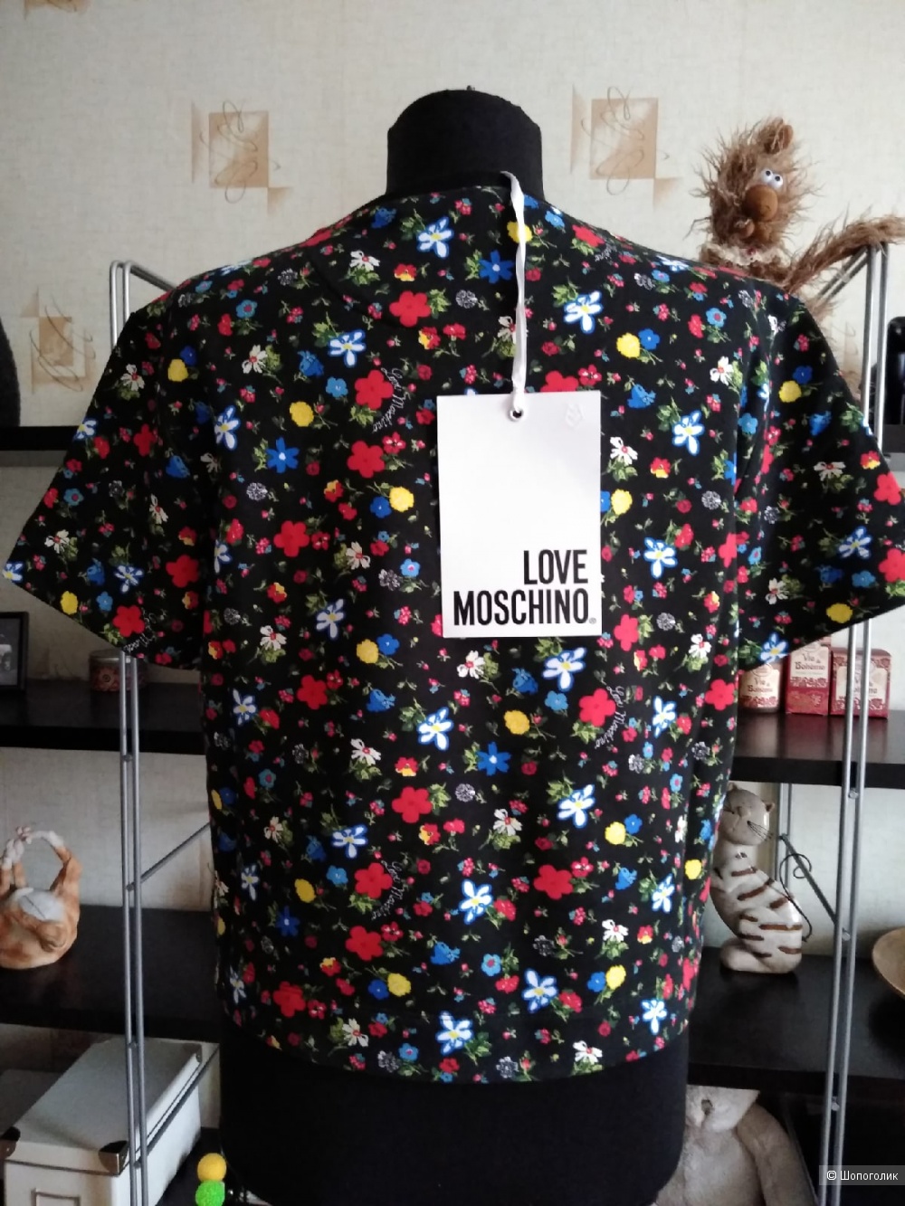 Укороченный свитшот/футболка Love Moschino. Размер: 42-44