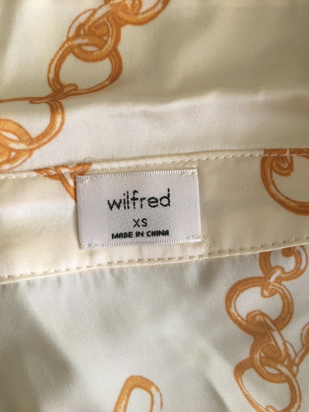 Шелковая рубашка Wilfred, размер XS