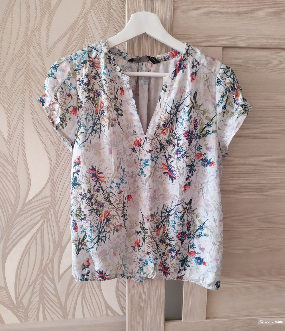 Блуза в цветок  Zara Basic M