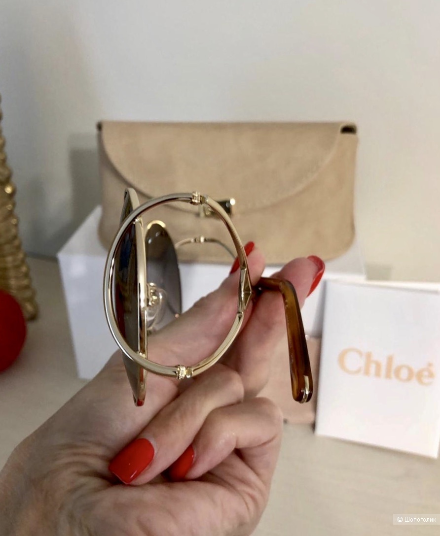 Солнцезащитные очки Chloe, золото/блондинка Гавана