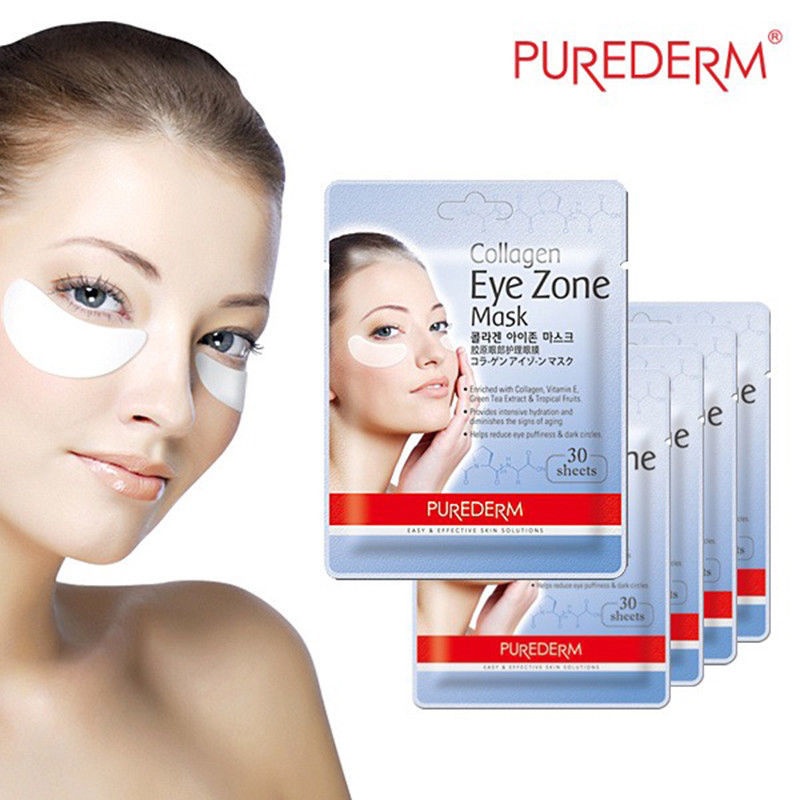 Маска для кожи вокруг глаз Purederm Collagen Eye Zone Mask 30шт