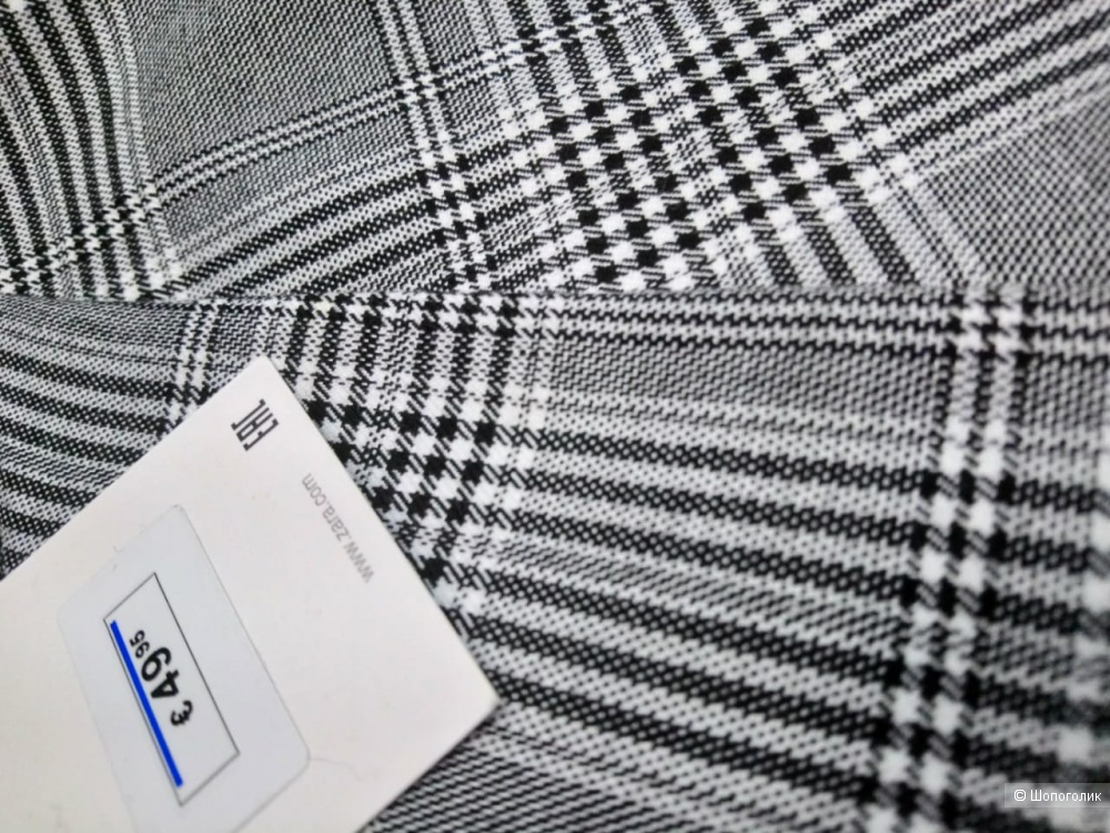 Пиджак в клетку ZARA, размер XS-S-М