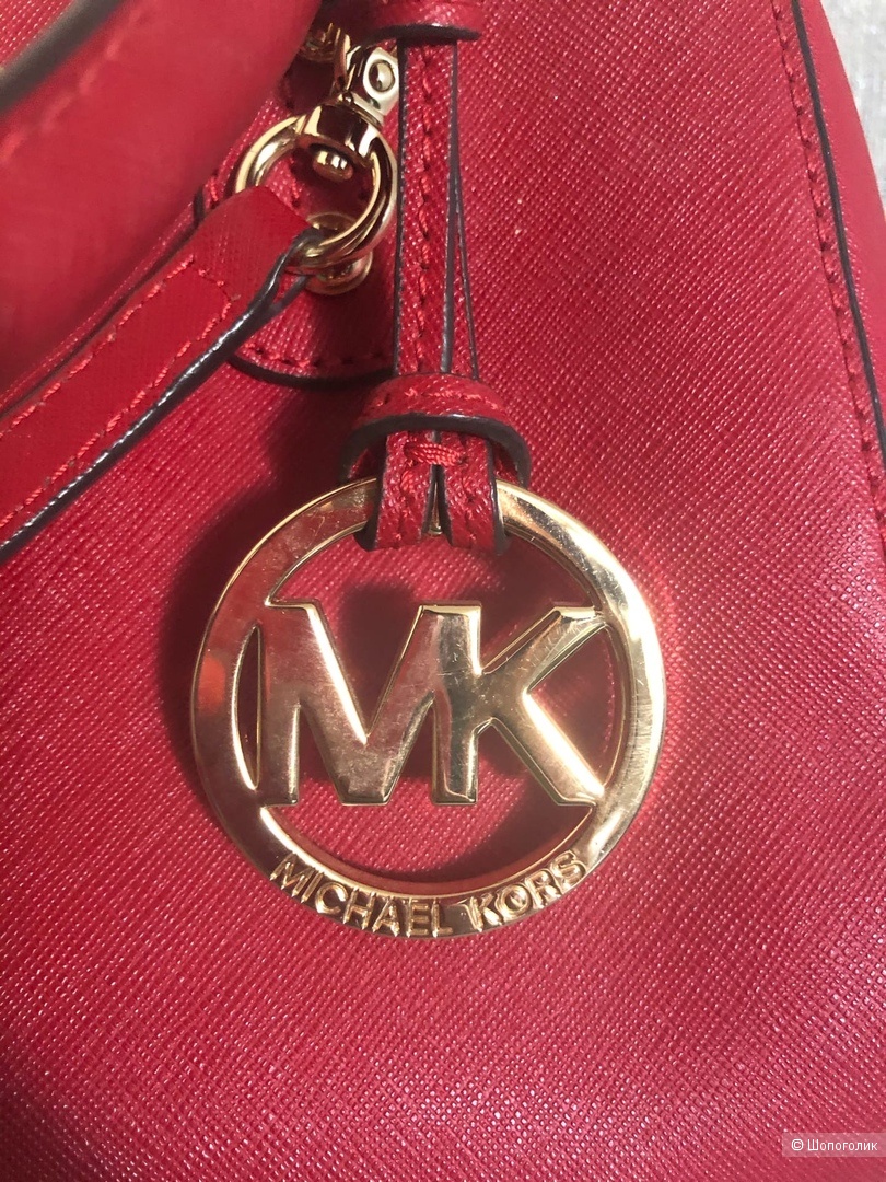 Сумка б/у Michael Kors Saffiano Small Satchel Leather