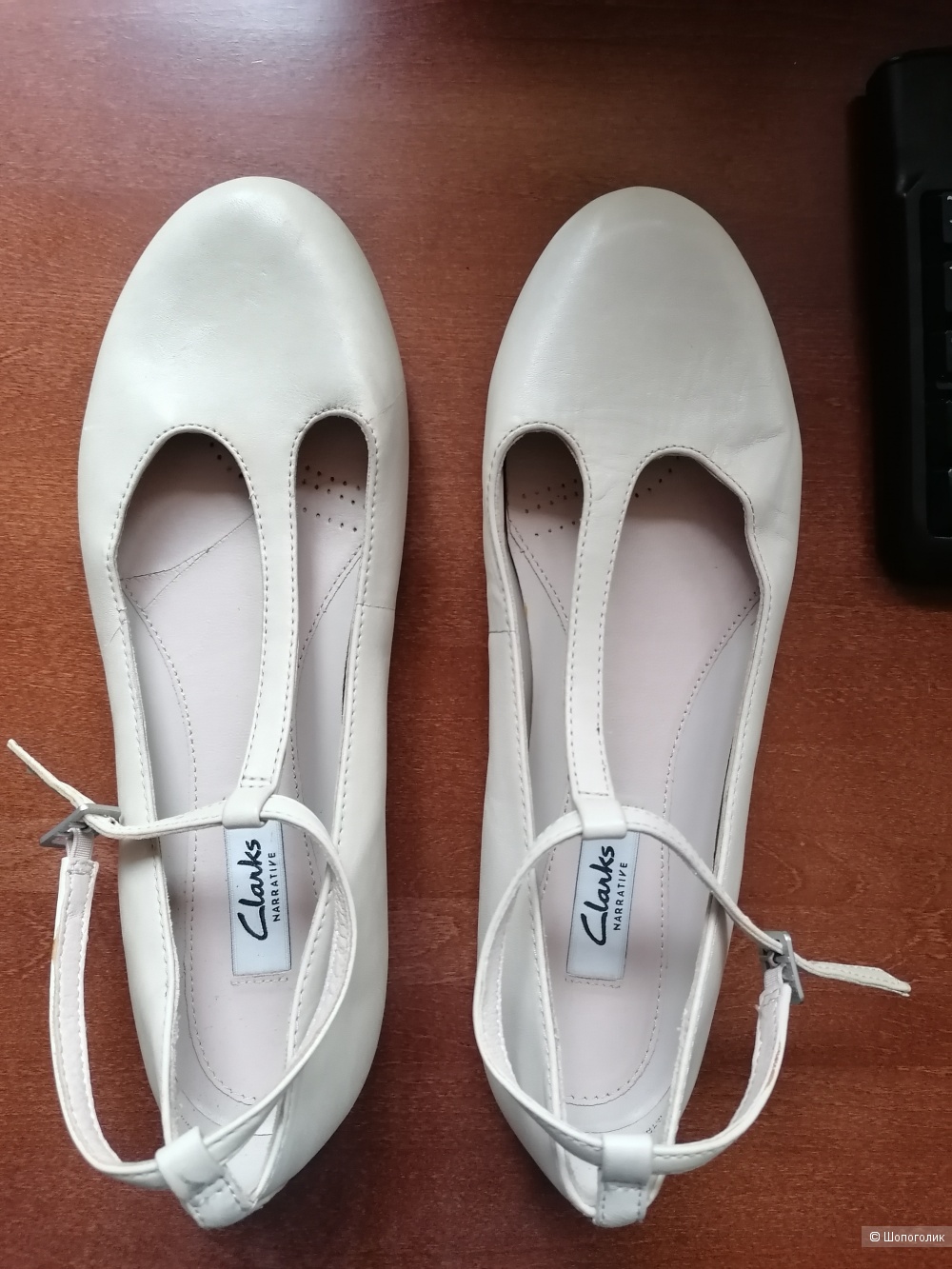 Кожаные туфли Clarks 37.5 размера