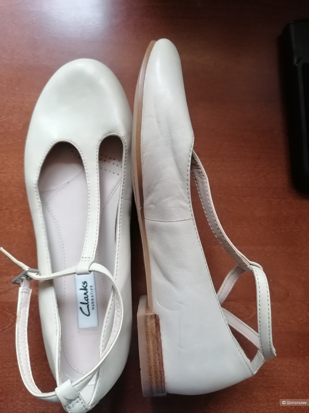 Кожаные туфли Clarks 37.5 размера