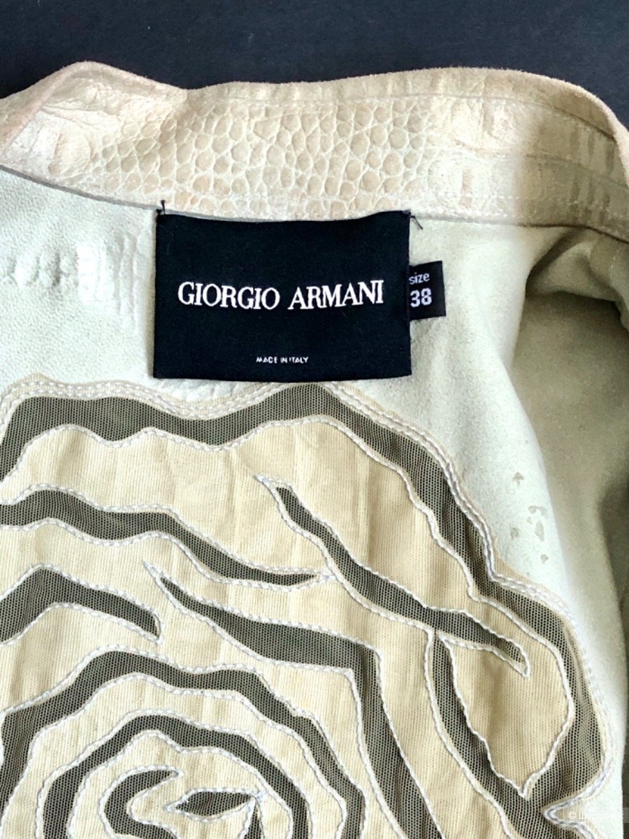 Пиджак кожаный Giorgio Armani Размер: 38 IT