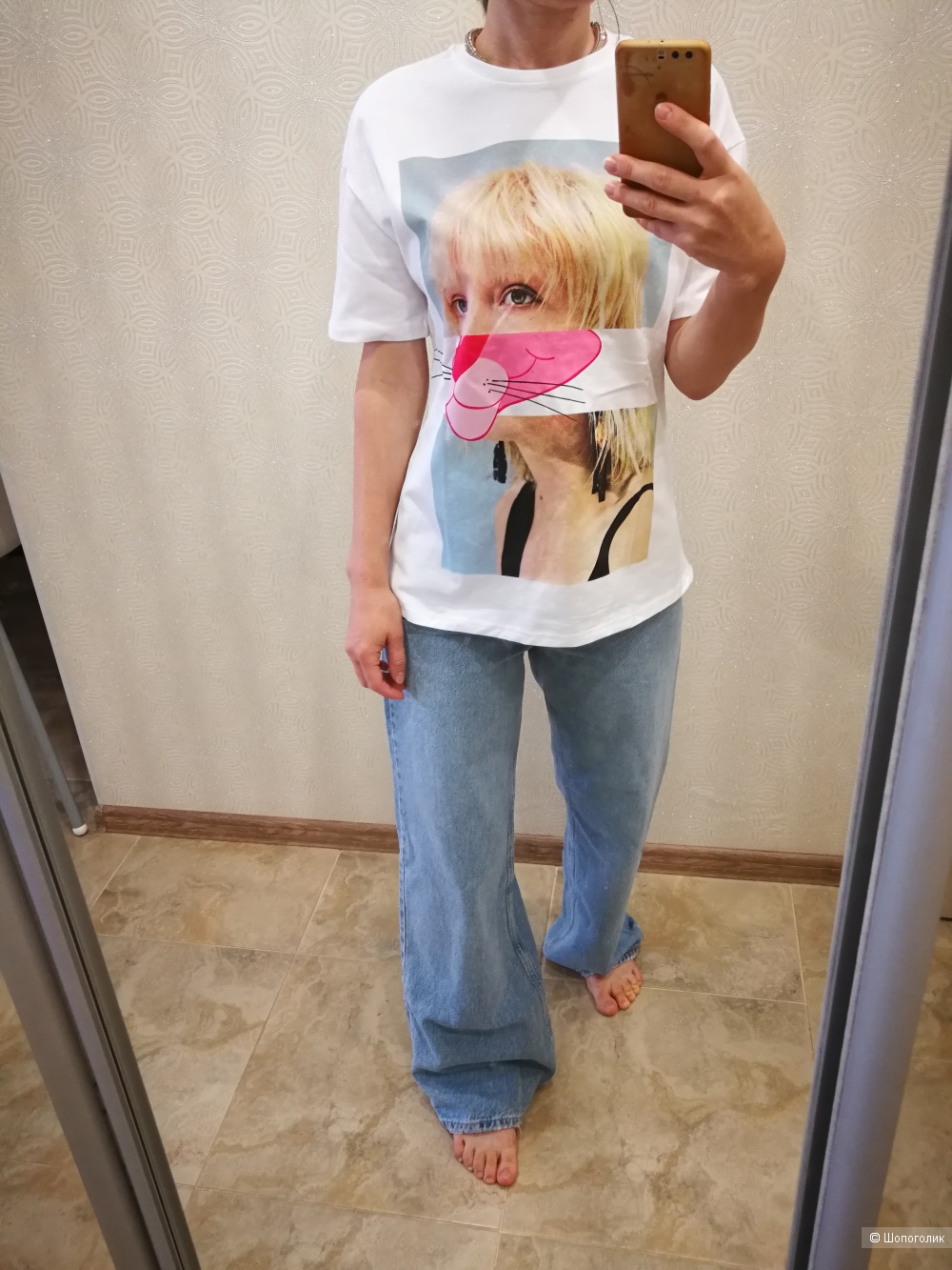 Футболка zara, M