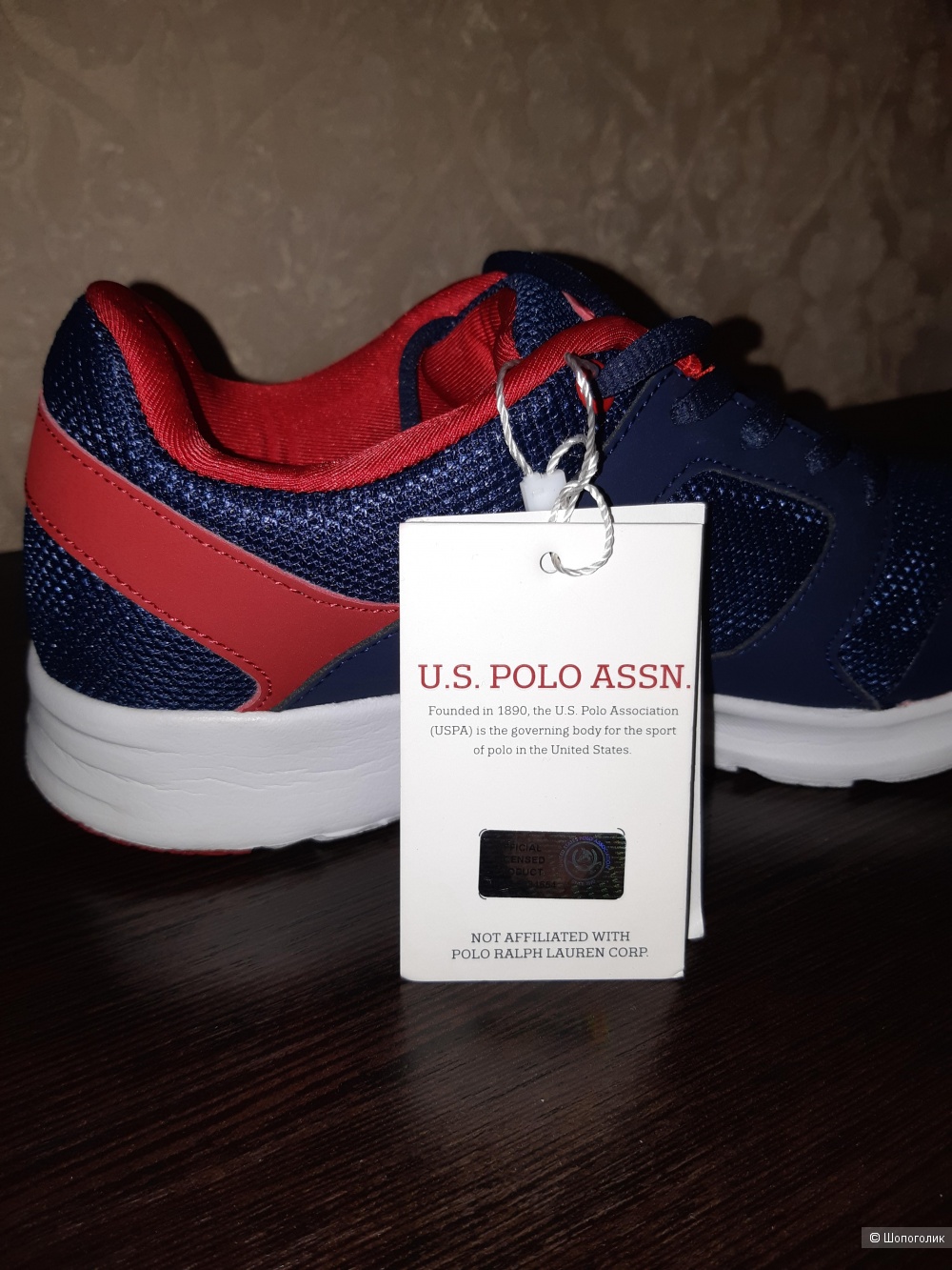 Новые кроссовки us polo, размер eur38