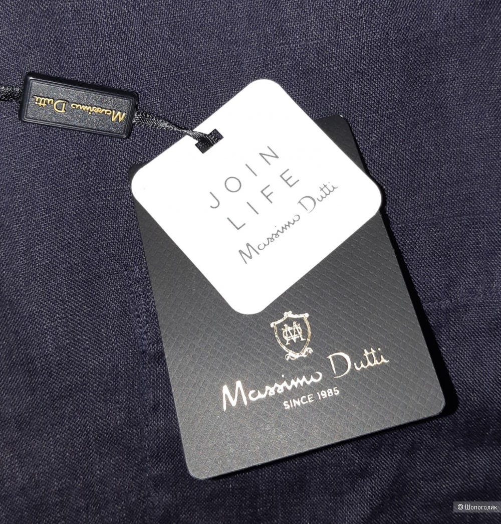 Новая мужская льняная рубашка massimo dutti, размер l
