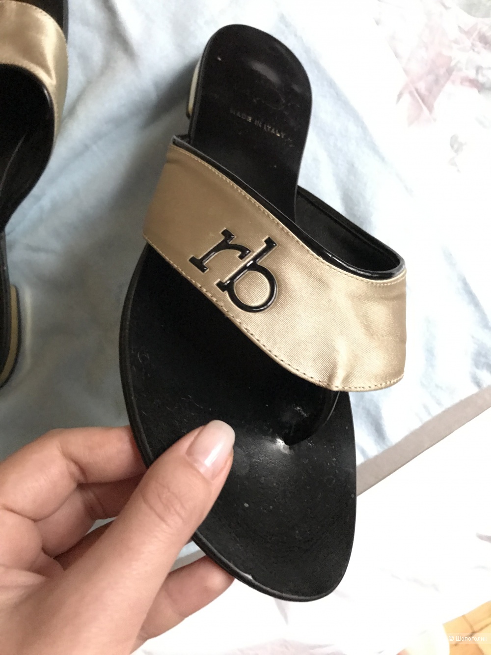 Шлепанцы-сандалии Roccobarocco,39-40рус