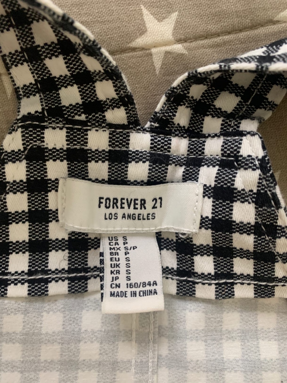 Сарафан в клетку от FOREVER 21, размер S