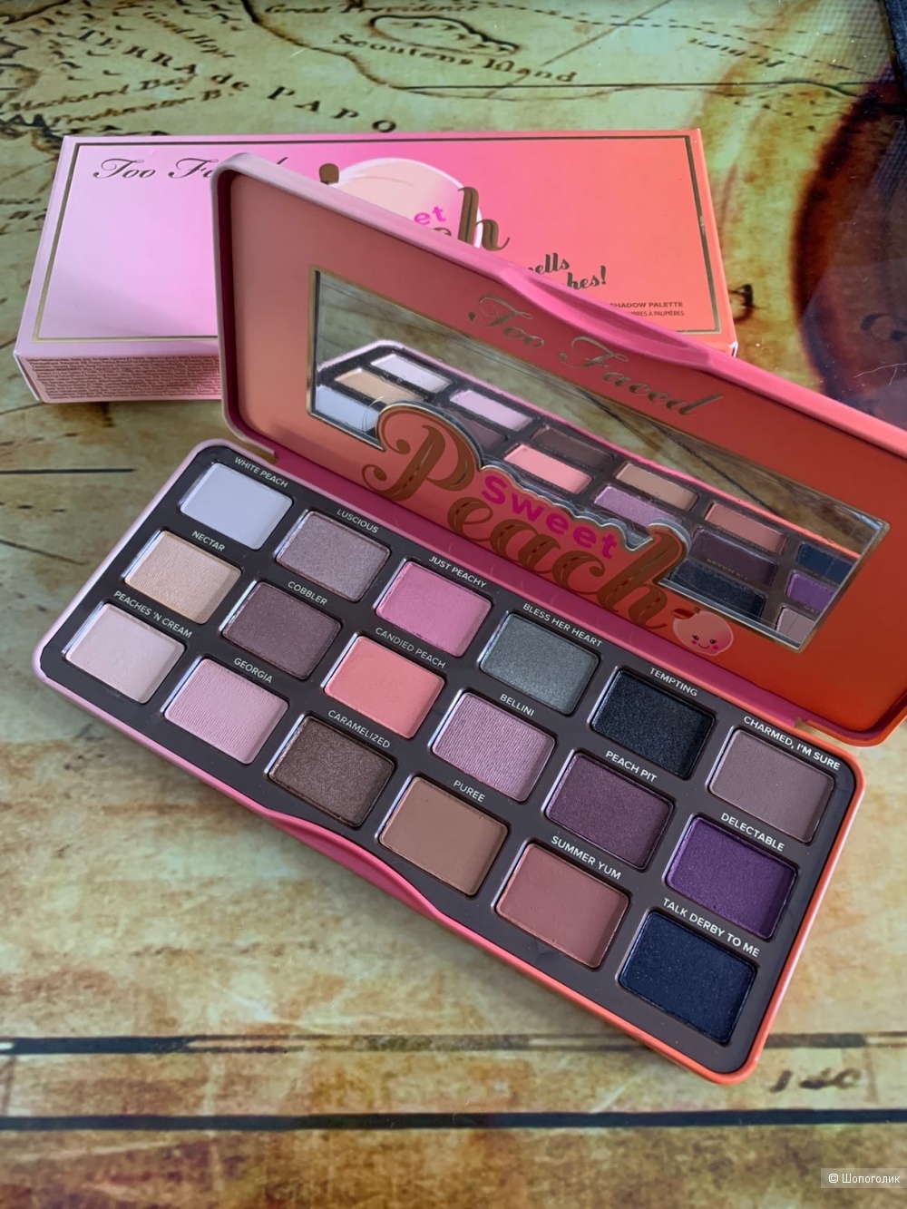 Палетка теней Sweet Peach от Too Faced