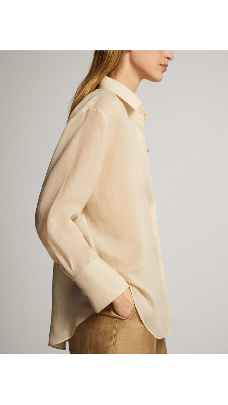 Блузка рубашка Massimo Dutti, 36