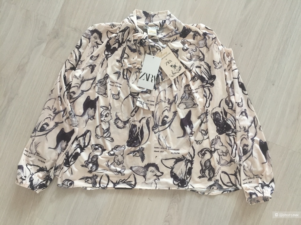 Zara блуза из лимитированной коллекции, размер s