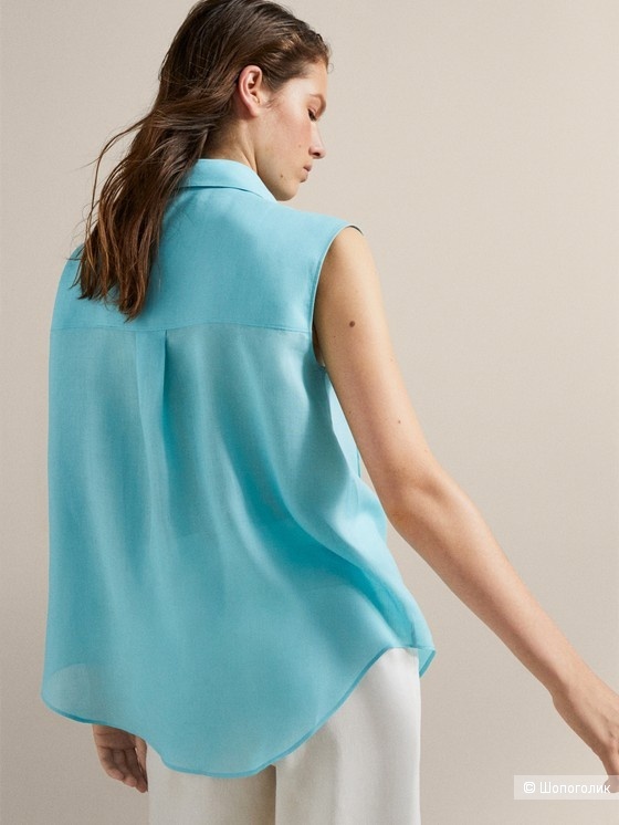 Блузка-рубашка, Massimo Dutti, 46-50