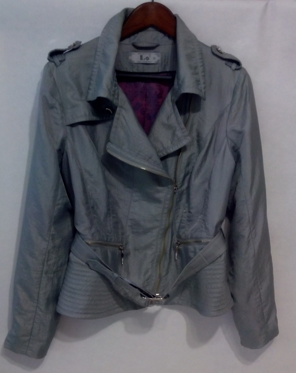 Куртка косуха ветровка  LO@JN 48-50 размер   L  XL цвет стальной серый