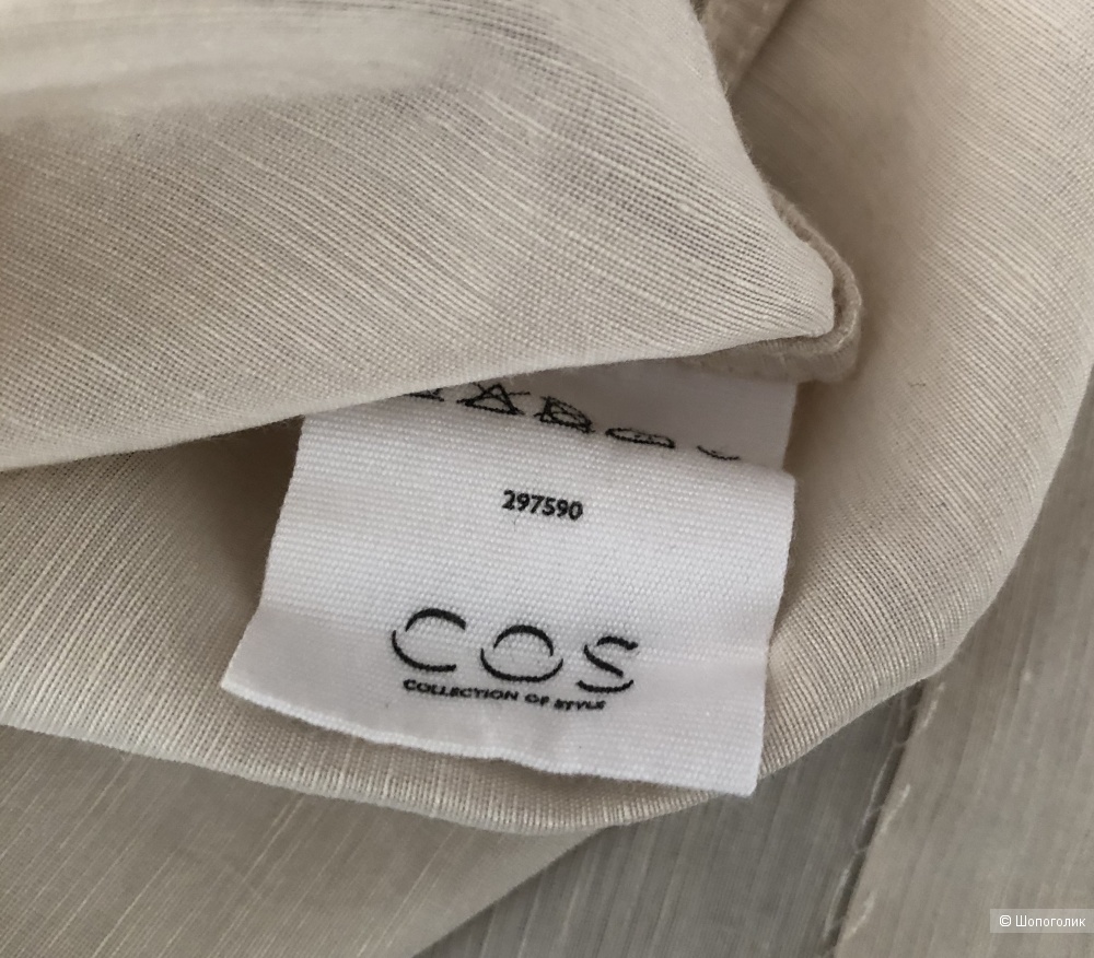 Бежевая блуза  COS размер M-L