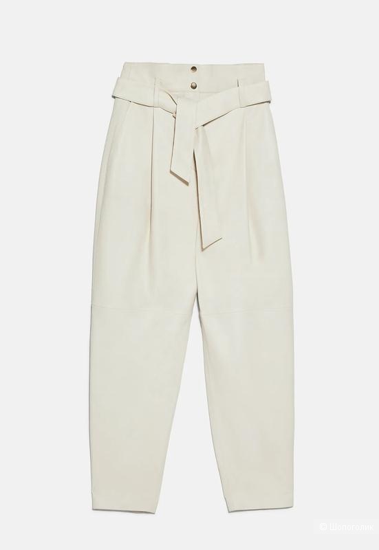 Кожаные брюки Zara, размер XS( на 42 рос. размер)