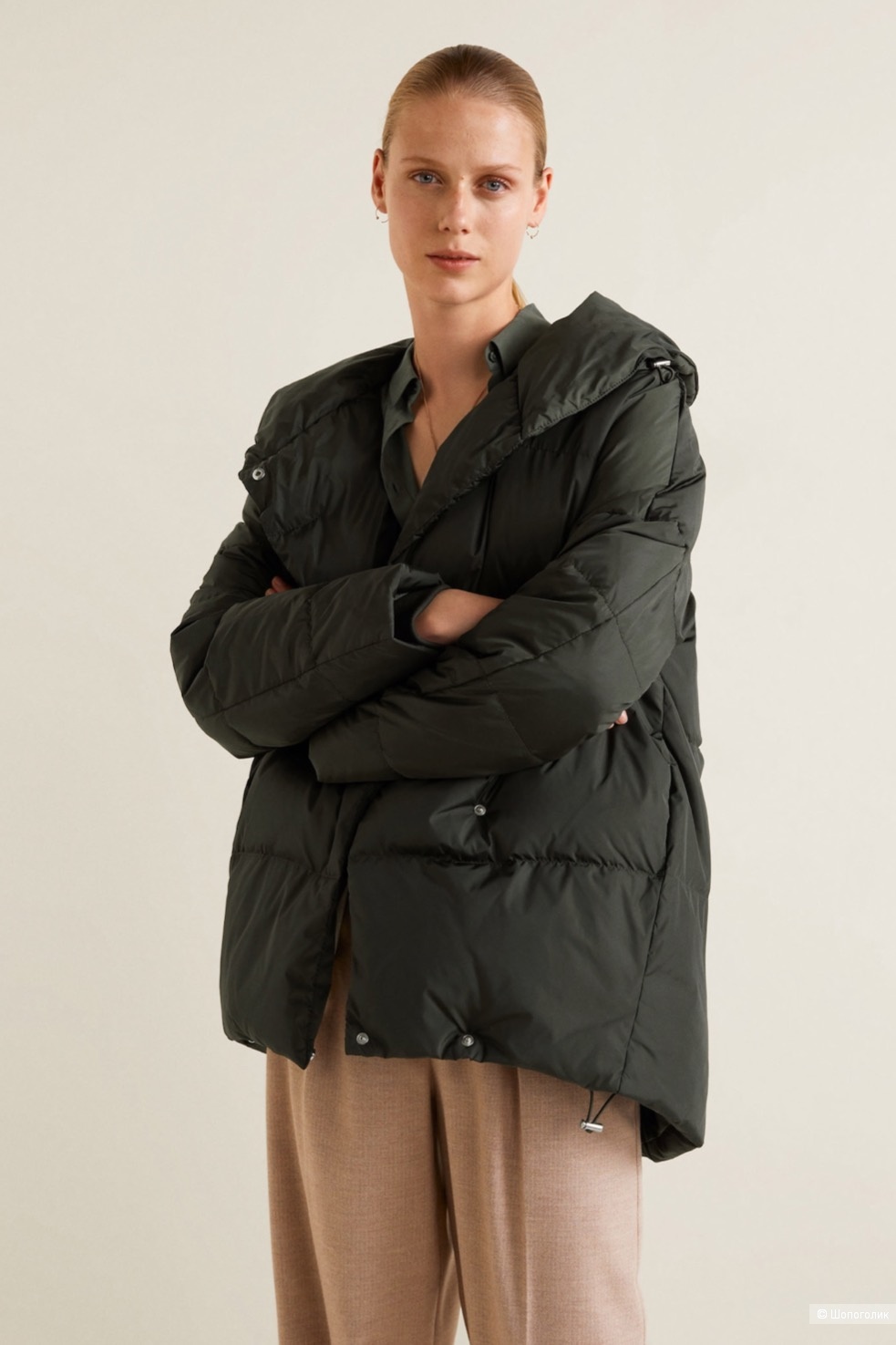 Пуховик MANGO, L