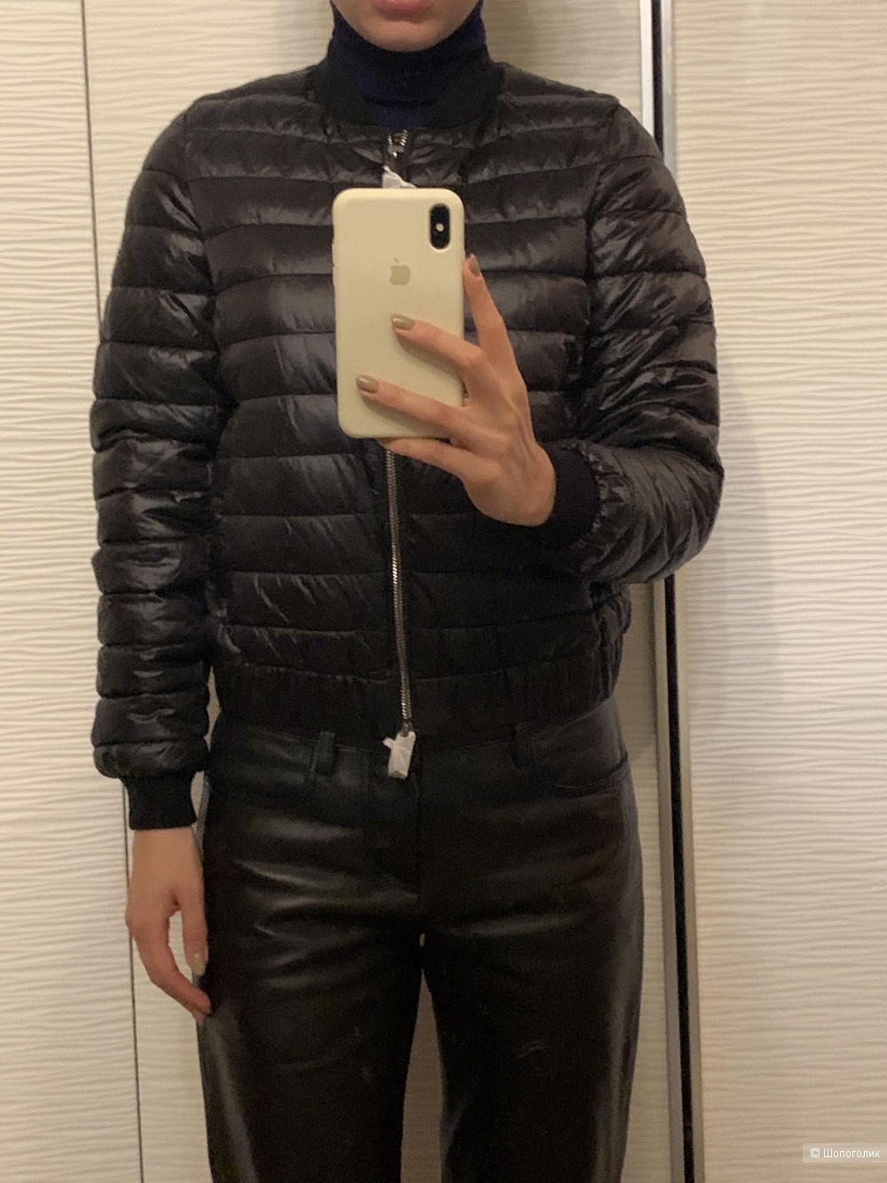 Куртка - бомбер пуховик Massimo Dutti размер XS