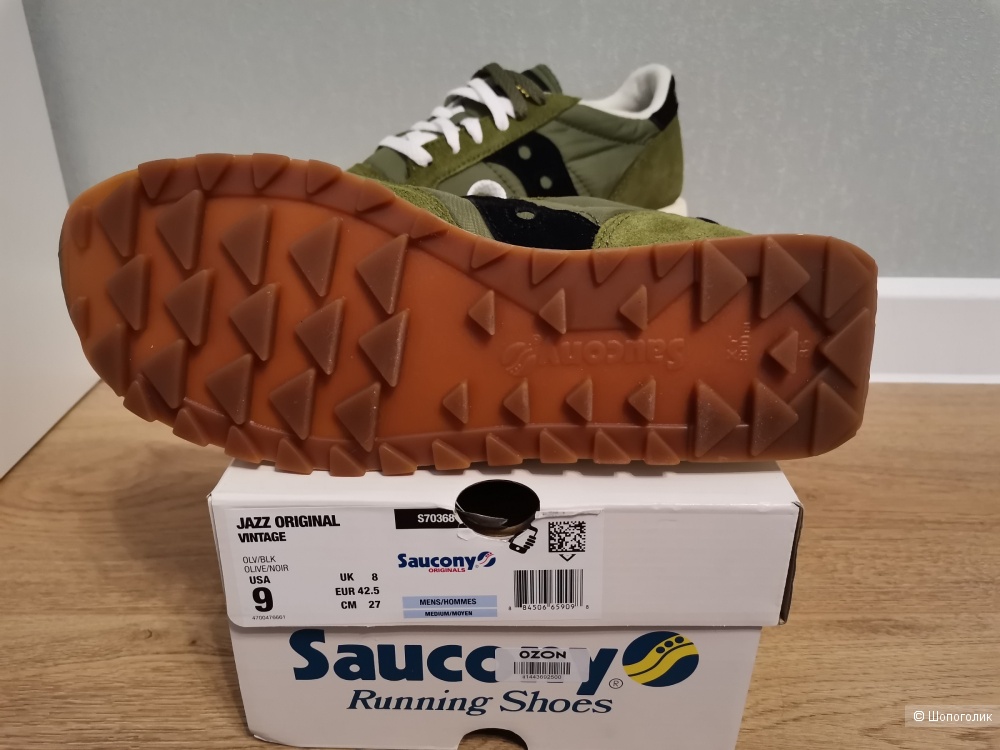 Кроссовки Saucony Jazz Original Vintage, 41-41,5р