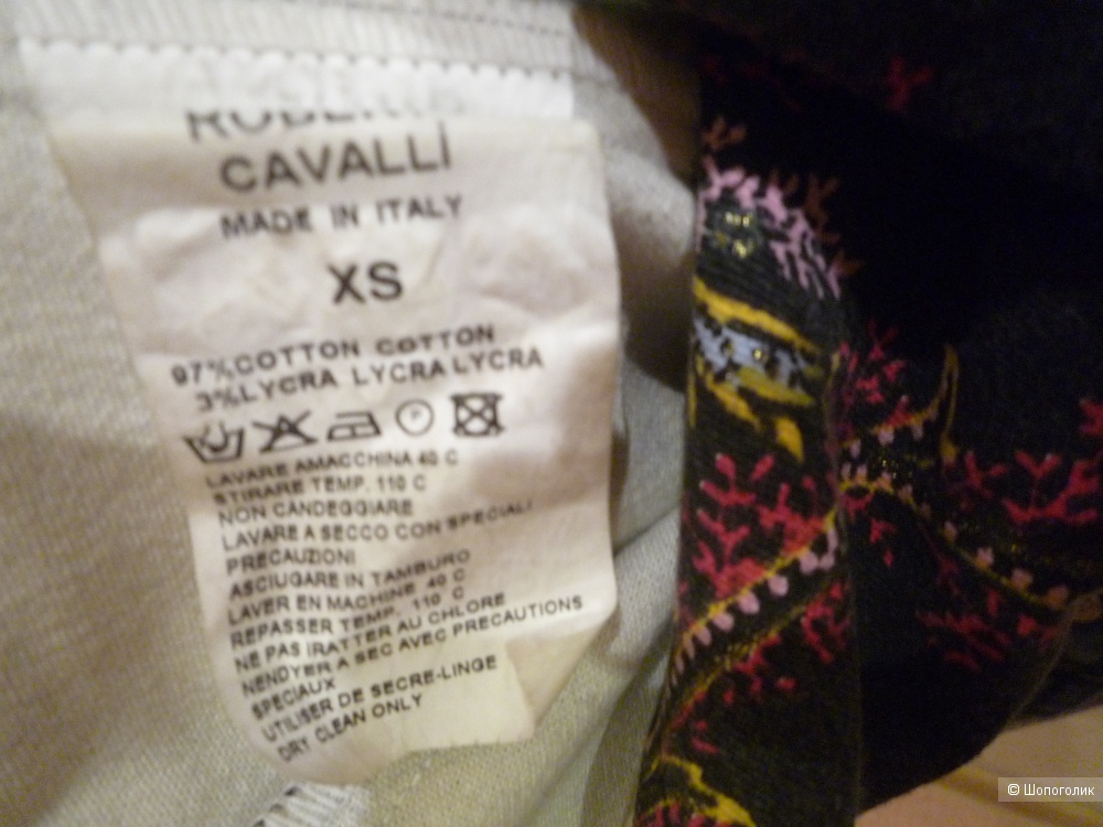 Джинсовый пиджак Roberto Cavalli XS-S (42-44)