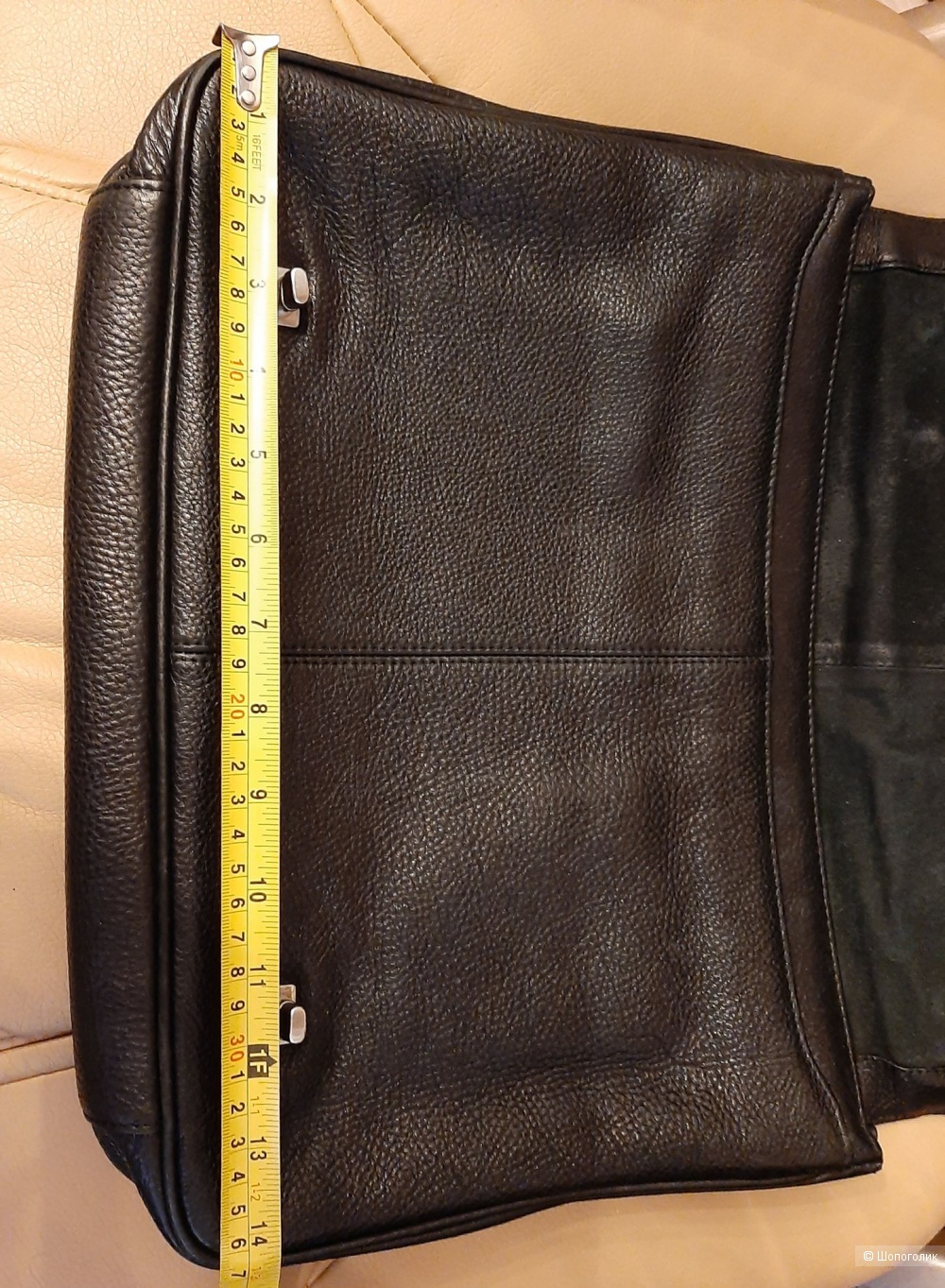 Кожаный портфель Dr.Koffer NEW YORK с плечевым ремнём