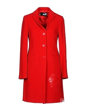 Черное пальто Love Moschino, 48 it (48 русс).