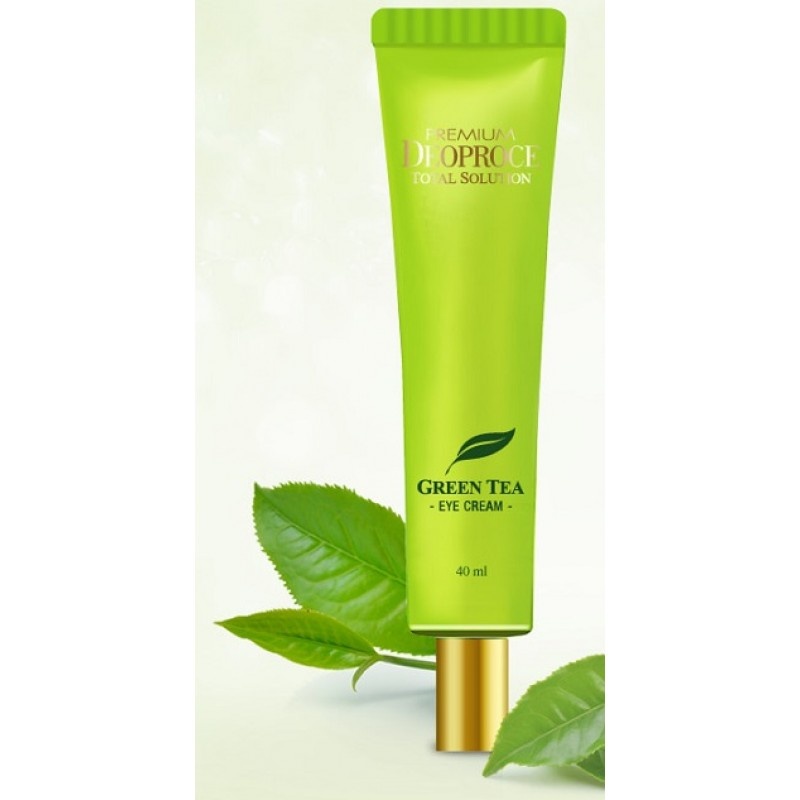 Увлажняющий крем для век с экстрактом зеленого чая DEOPROCE PREMIUM GREEN TEA TOTAL SOLUTION EYE CREAM 40ml