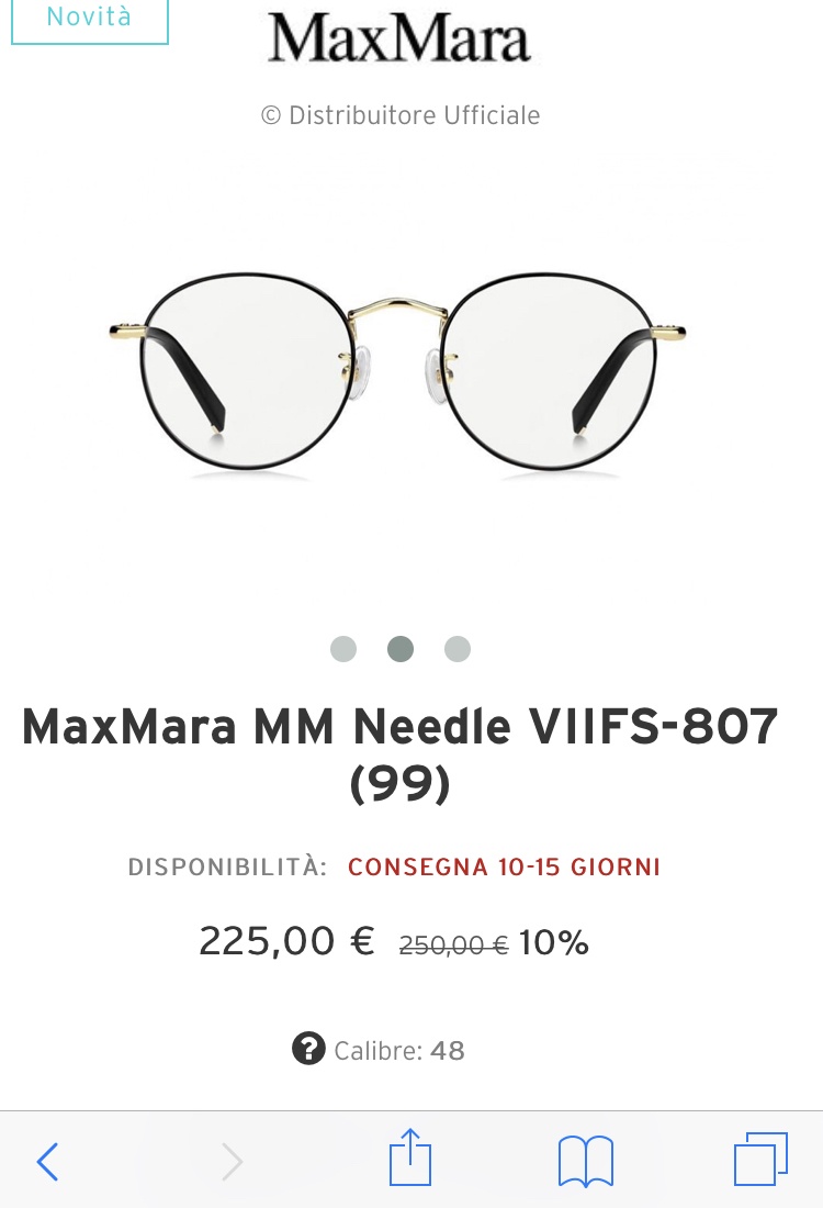 Очки Max Mara