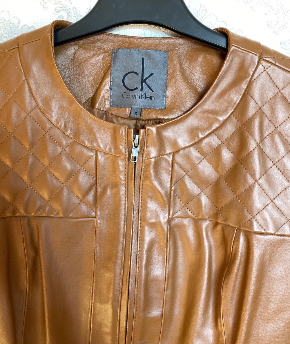 Куртка кожаная Calvin Klein размер 46-48