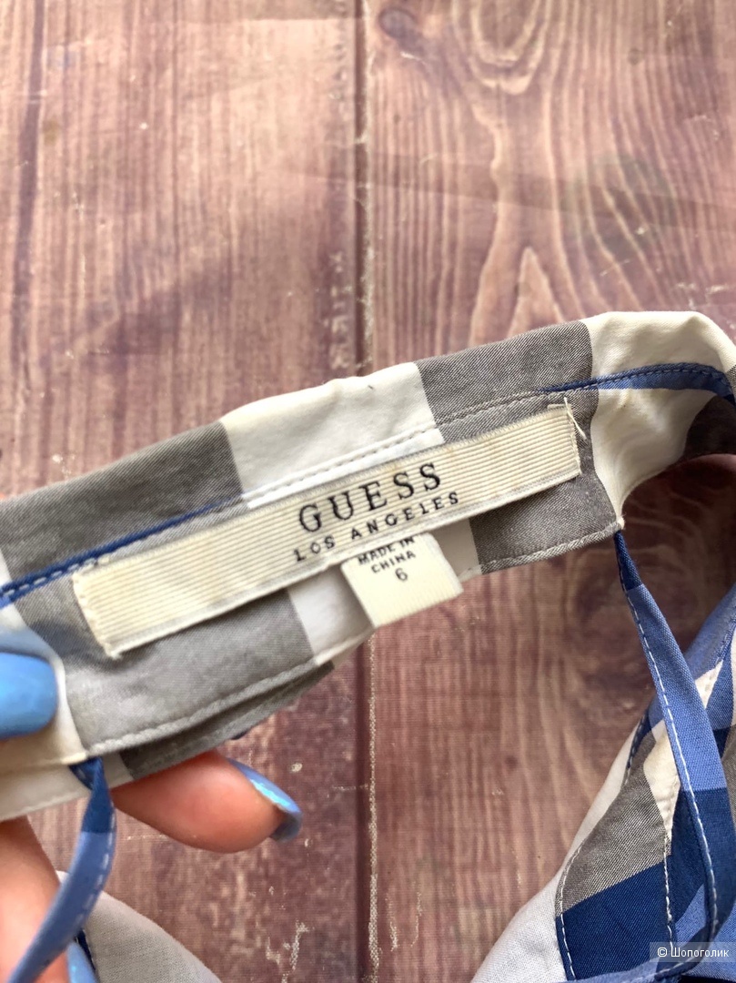 Платье в клетку от Guess М