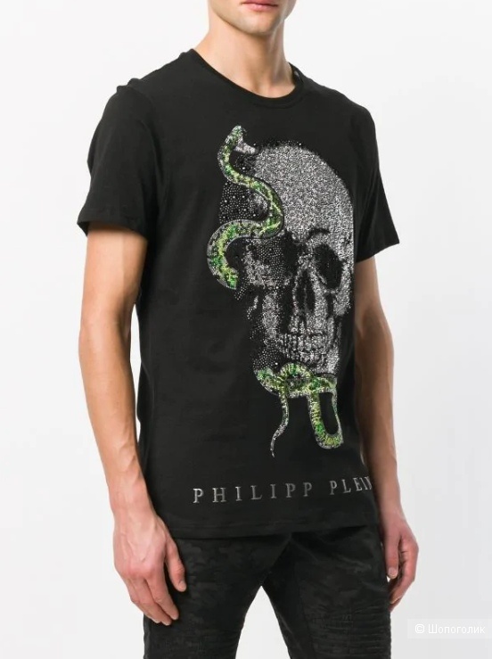 Футболка Philipp Plein. Размер M-L.