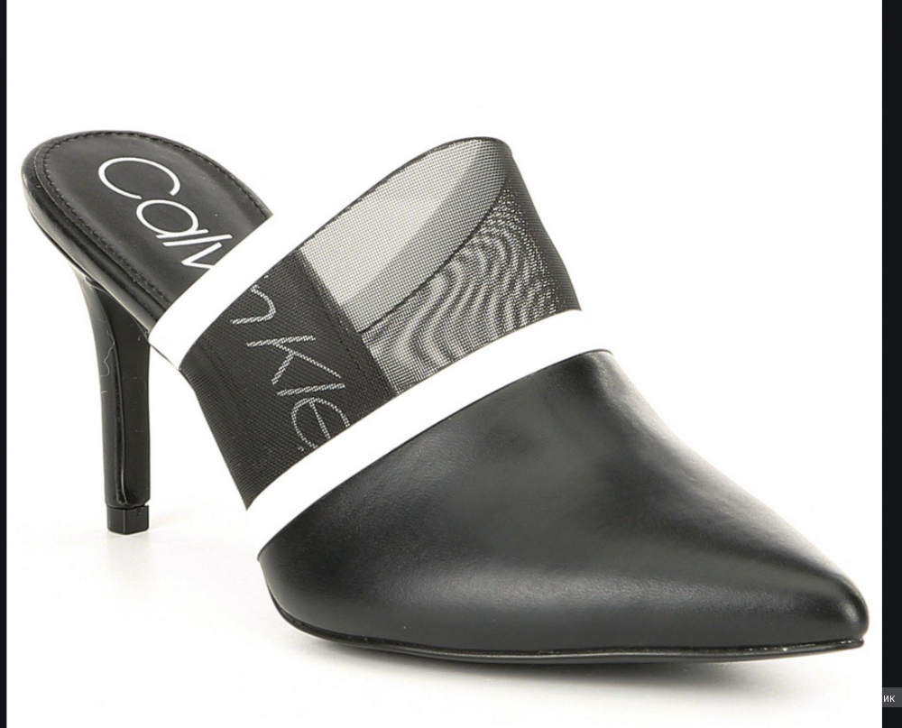 Мюли на каблуке Calvin Klein 7,5 на 37