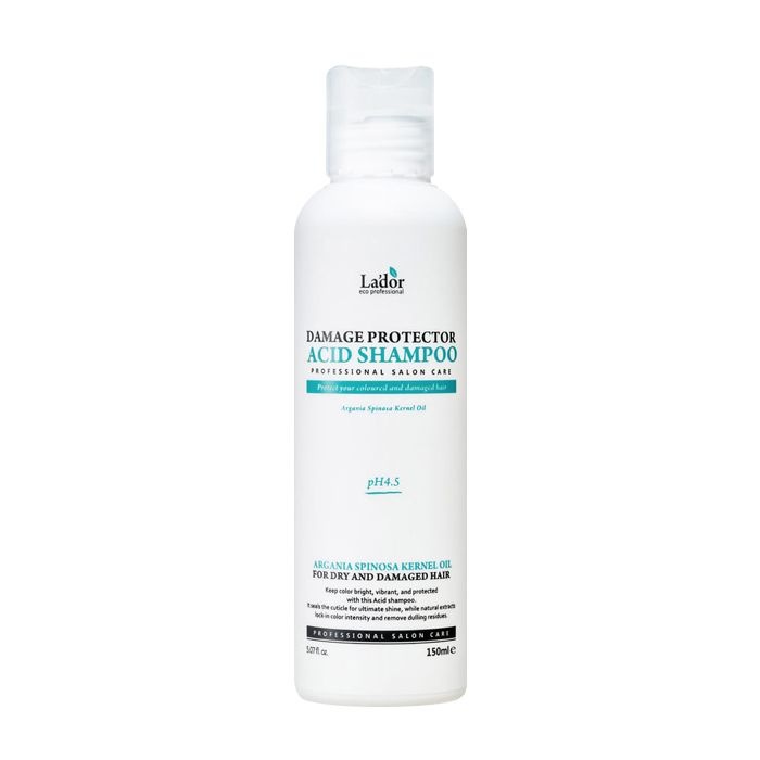 Профессиональный шампунь с аргановым маслом 150 мл  LADOR Damage Protector Acid Shampoo
