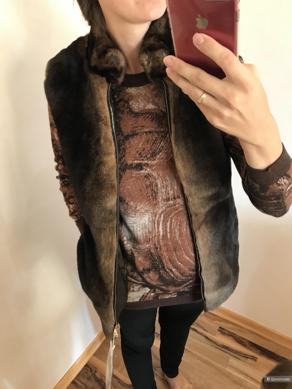 Жилет меховой MaxMara (outlet) XS