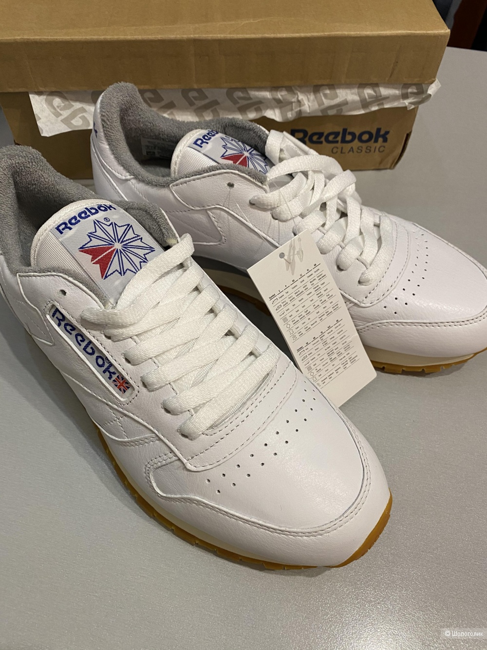 Кроссовки Reebok Classic Leather. Размер 6UK. 25,5 см