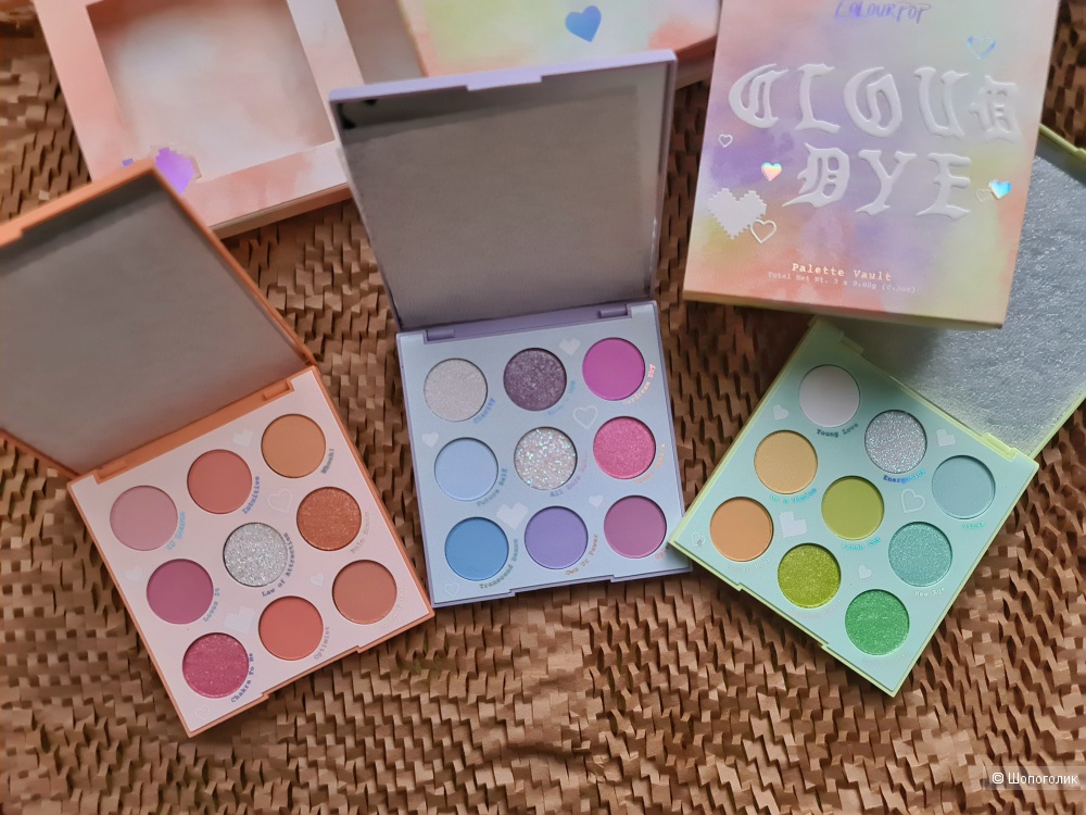 Сет палеток теней Colourpop Cloud Dye