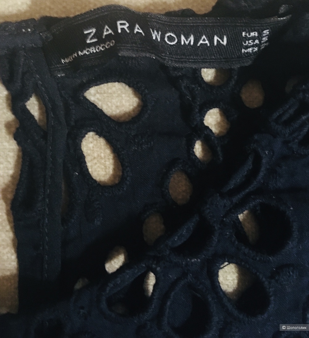 Кружевной топ / блуза ришелье Zara размер S
