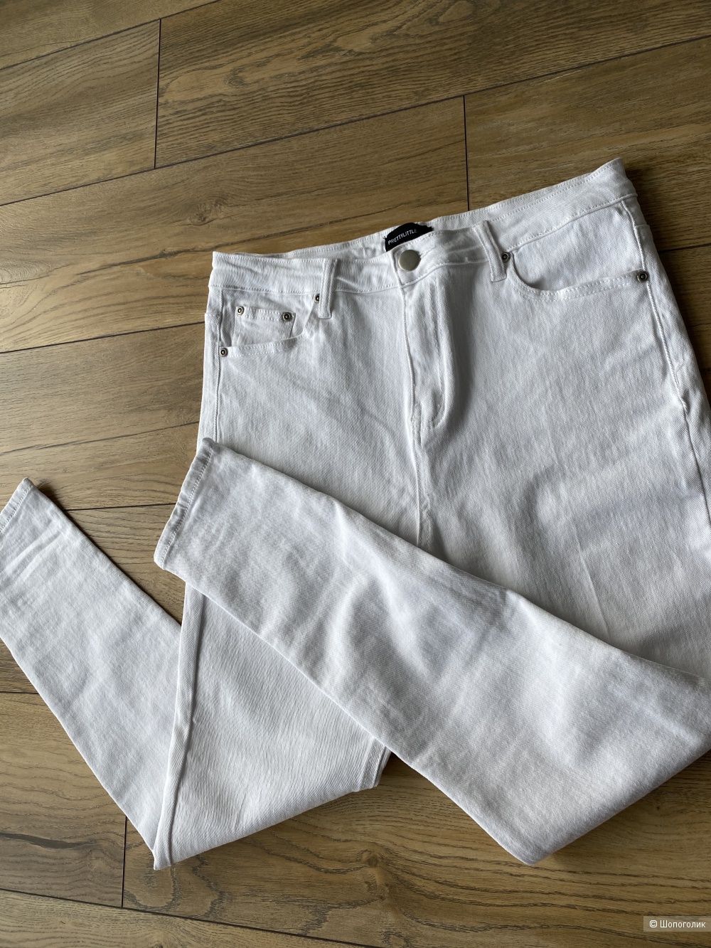 Укороченные джинсы скинни PrettyLittleThing uk14 на 48-50