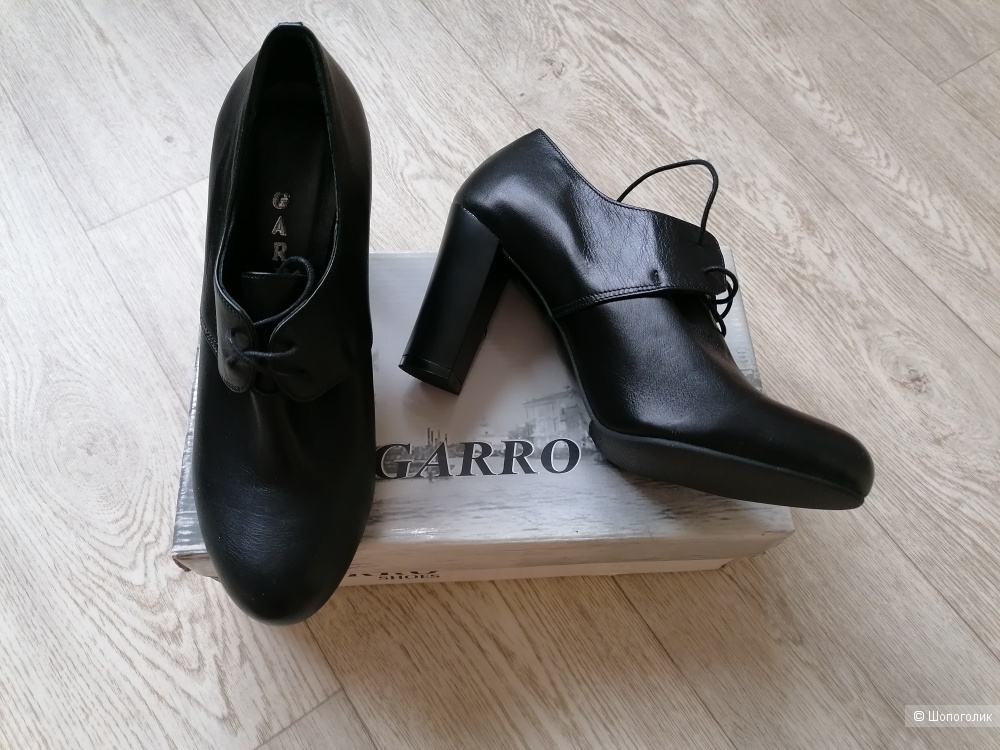 Новые кожаные полуботинки Garro 40 р-р