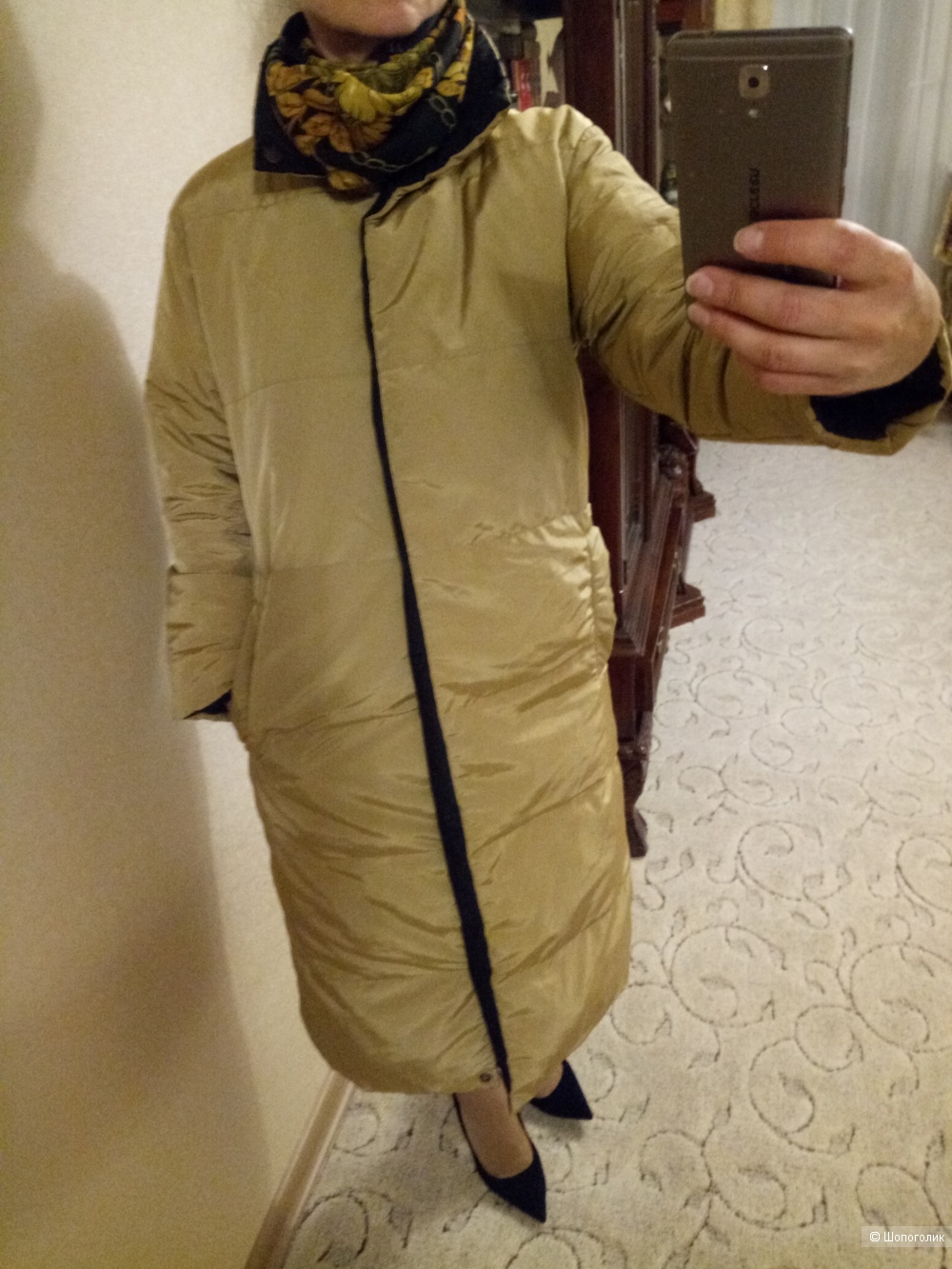 Пуховик Max Mara Weekend двусторонний, размер 44-46 рос.