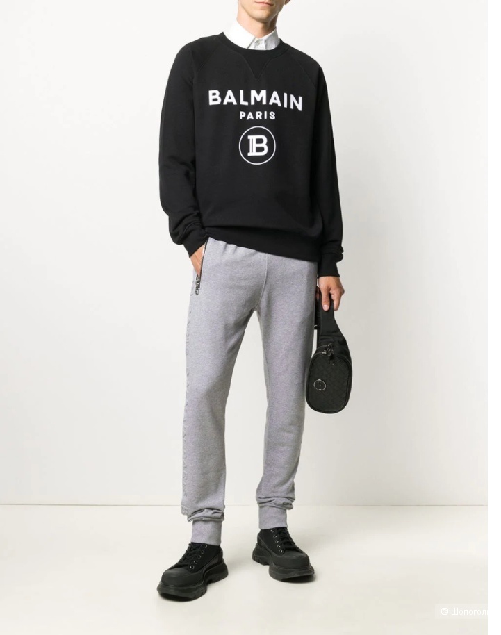 Толстовка с логотипом Pierre Balmain. Размер S-M.