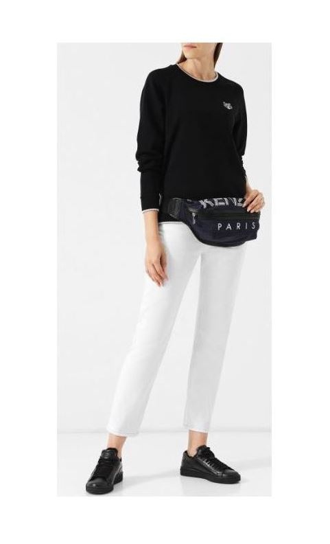 Kenzo толстовка с нашивкой 'Tiger' р.S