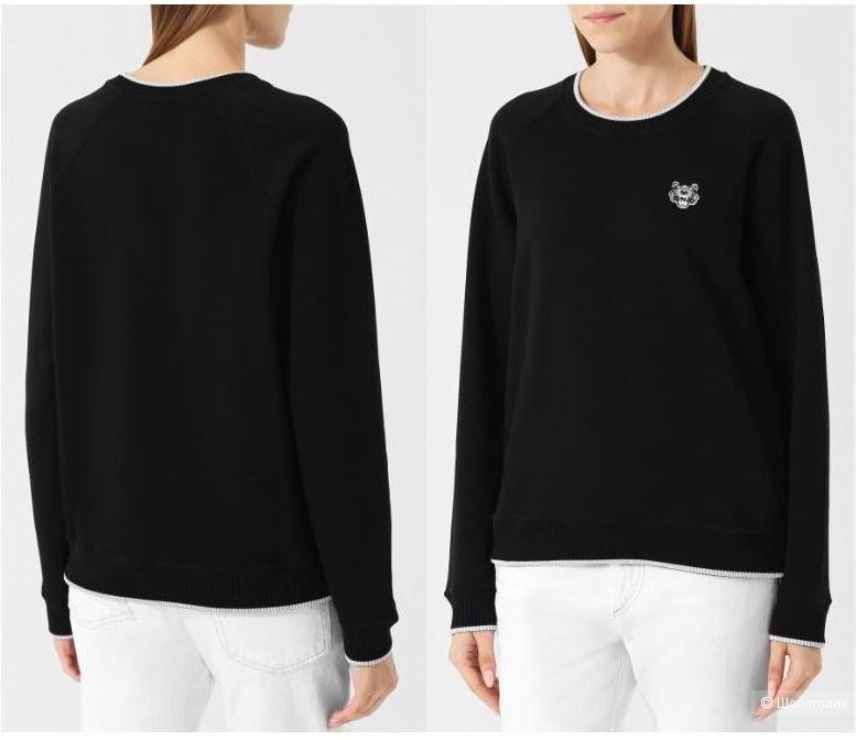 Kenzo толстовка с нашивкой 'Tiger' р.S