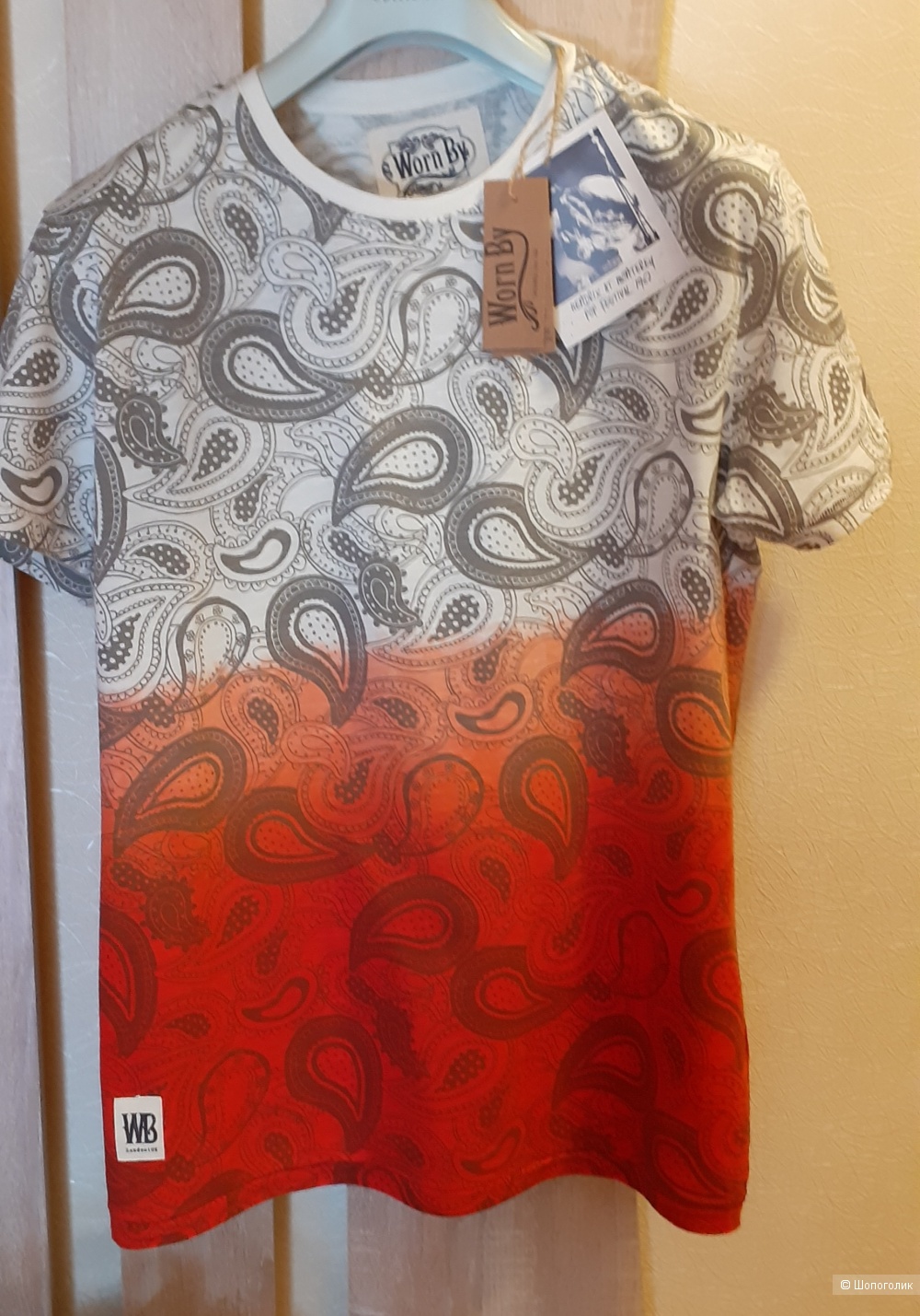 Футболка мужская WORN BY, размер L