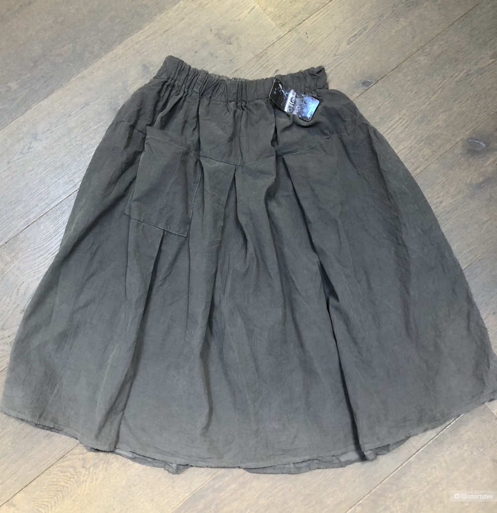 Юбка вельветовая с карманом ITALY MODA, one size