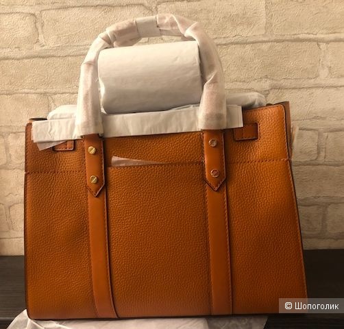 Сумка "Michael Kors" Nouveau Hamilton Large Pebbled Leather Satchel.