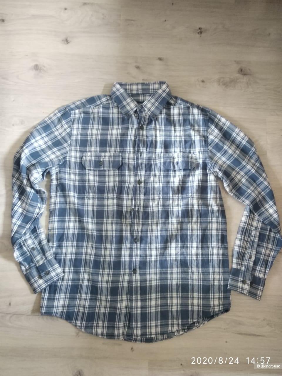 Рубашка Faded glory, размер M(38-40)