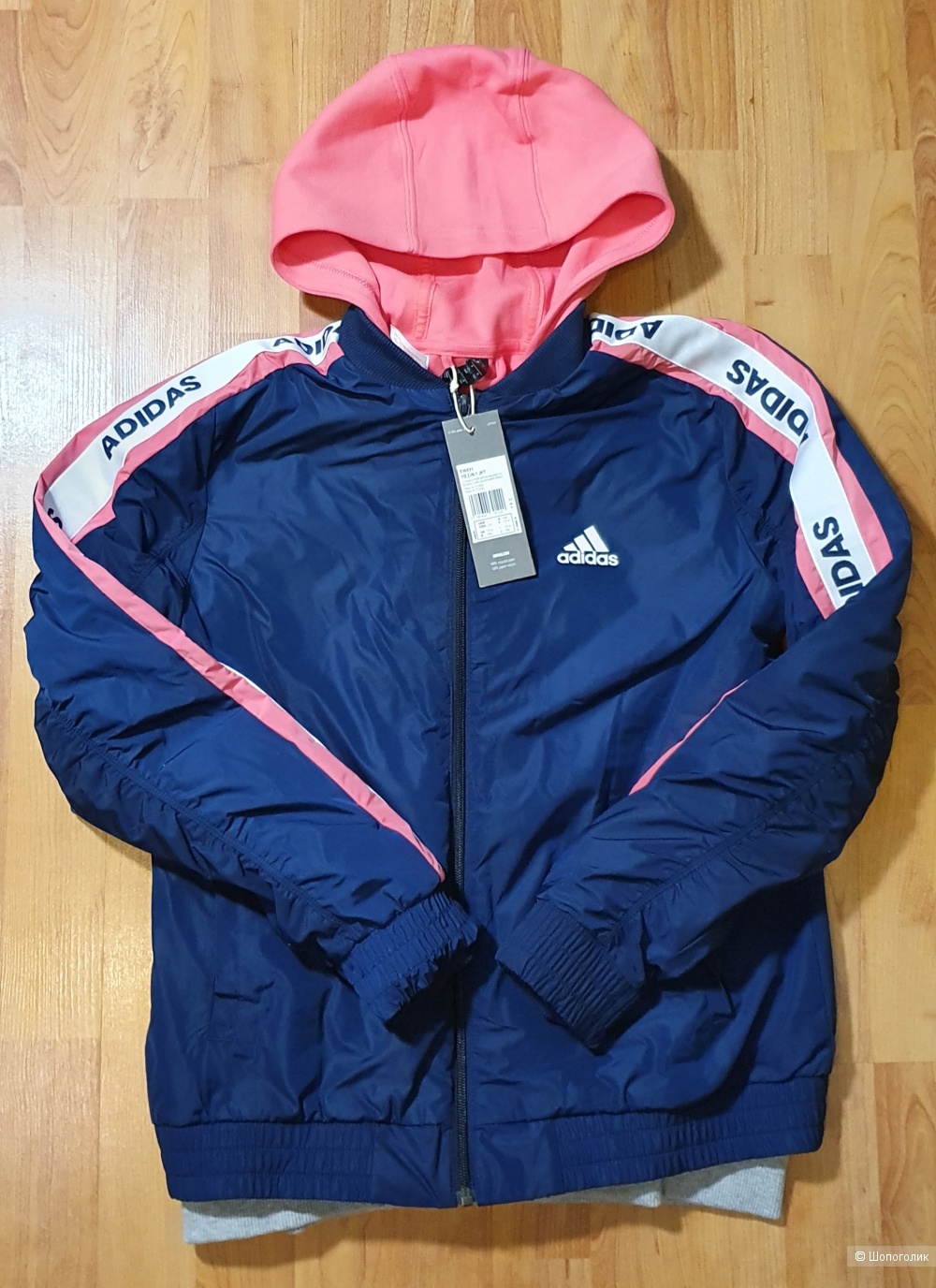 Ветровка adidas 2 в 1 размер S/XS